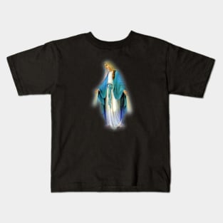 Blessed Mother Mary Knows Best Catholic Mother's Day Kids T-Shirt